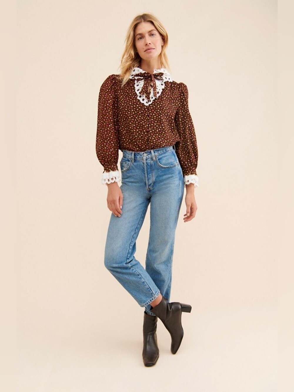 CELIA B Virginia Floral Blouse - Picture 6 of 12